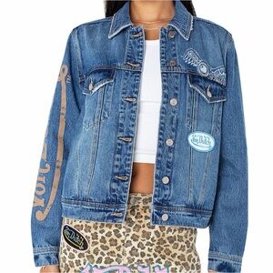 Von Dutch Women's Cotton DenimTrucker Jacket Size L